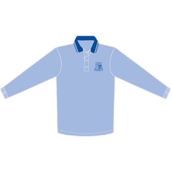 Polo Shirt Long Sleeve w Logo
